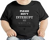Don't Interupt Me オーガニックベビーTシャツ 12 - 18 Months