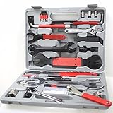 Timsa 　44pc　自転車用工具セット ツールボックス 　メンテナンス用品 自転車整備工具 メンテナンスセット 多機能 バイク修理 　ロードバイク 　家の周りの小さな修理　工具箱　自転車用品 　D