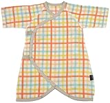 アンナニコラ ガーゼ コンビ肌着 50-60cm オレンジ AN-70048 F76 日本製