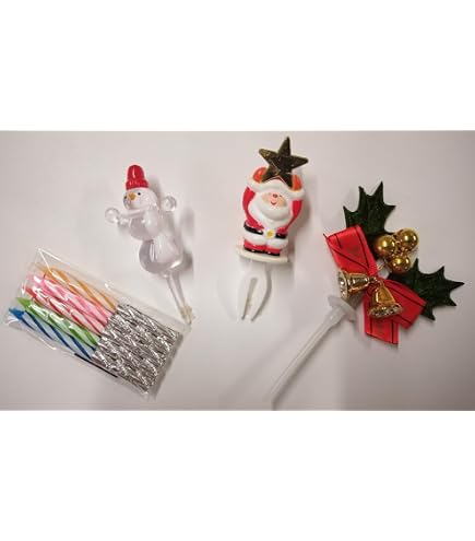 Amazon.co.jp: ケーキピック 森の小人 3人セット クリスマス FBAYK06AS