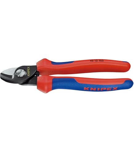 クニペックス(KNIPEX)ケーブルカッター"StepCut(ステップカット)”9511-160SB KNIPEX ステップカット ケーブルカッター 160mm 9512160 （ 256-7140 ） StepCut® XL Cable Shears  | KNIPEX