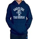 North Carolina Tar Heels Youth NCAA Triblend Hoodie – ネイビー、 Youth Large ブルー