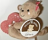 Child of Mine Soft Girl Monkey Plush with Teething Ring and Rattle [並行輸入品]