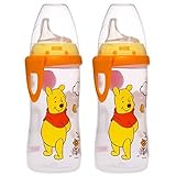 NUK Disney Winnie the Pooh 10 Ounces Active Cup Silicone Spout, 12+ Months, 2-Pack by NUK [並行輸入品]