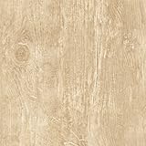 Peel & Stick Backsplash Antique Wood Beige Gray Contact Paper Self-Adhesive Wallpaper 4150-1 : 1.96 