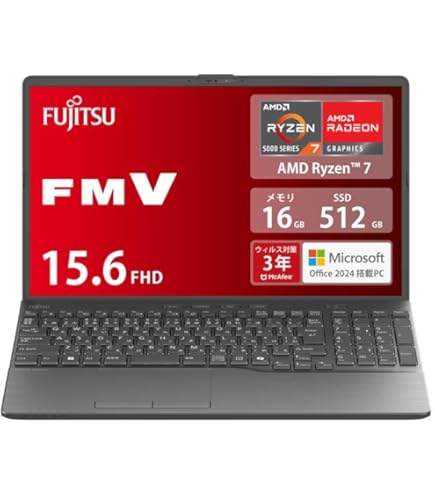 Amazon.co.jp: Fujitsu FMV LIFEBOOK AH53/S [With Office] FMVA53SR 