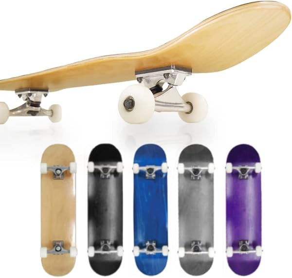 Skateboard Complete (For Competition/Blank Deck/Assembly Complete Product/From Children to Adults/For Beginners) 7.375 inches 7.5 inches 7.75 inches 7.875 inches 8 inches 8.125 inches - 1