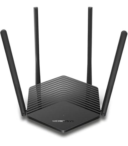 Tenda WiFi Router 6 RX9 Pro, WiFi Router AX3000 Dual Band, 4 * 6dBi High Power Antennes ,Wide Coverage,Ethernet LAN/WAN poorten zonder Configuratie, Intelligent Visitor Management