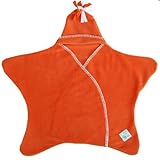 Tuppence & Crumble タッペンスアンドクランブル 星型アフガン Star Wrap スターラップ 0-4ヶ月用 オレンジ