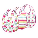 JJ Cole 3 Count Bib Set, Girl by JJ Cole [並行輸入品]