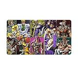 マウスパッド 大型 ゲーミングマウスパッド ジョジョの奇妙な冒険 プレイマット ゴム底 耐洗い表面 耐久性良い キーボードパッド オフィス 周辺機器 デスクパッド パソコンマット 滑り止めゴム底 快適 プレンセント 40X75cm