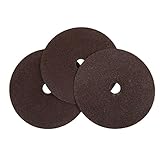 Lincoln Electric KH211 Abrasive Sanding Disc, Fiber Backing, Aluminum Oxide, 5 Diameter, 80 Grit (Pa