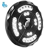 Upgraded 28LED Patio Umbrella Light, Hallomall Wireless Umbrella Pole LED Lights 400Lumens Max, Buil