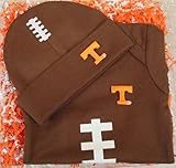 テネシーボランティアBaby OnesieとFootballサッカー帽子ギフトセット