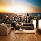 bzdhwwhファッション大きな壁紙City Landscapeのモダン座って部屋ソファ寝室テレビAllpaper壁3 DのPapelデParede 6949265149069