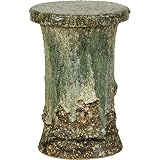 信楽焼　信楽BEST SELECTION　フラワースタンド・古風窯変花台（全高34cm×全幅26cm）