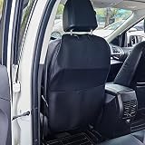 urlifehall organizer-のキックマットPUレザープレミアムBackseatプロテクターシートカバー – ユニバーサルフィット自動車内部プロテクター ブラック ST-T929-2-UR