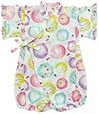 村信 村信 水風船柄 甚平風ロンパス 70cm オフ 71715 日本製