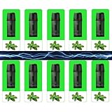 【新開発】ECOCCO 次世代キックリキッド採用｜ドクタースティックTypeX用 Dr.Stick TypeX互换 電子タバコDR.STICKTYPE X 交換用ドクタースティック POD互换 ｜強烈スロートヒット｜日本製​ (10個, 【次世代】クールミン卜)