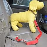 Eremi（TM）ブラックレッドパープル犬は首輪が調節可能なペット製品カー犬猫用の安全ベルトシートベルトをシート・リード用品