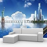 Sproud カスタムヨーロッパの近代都市景観のソファ背景壁画 3D 壁紙 Tv の壁のベッドルームの 3 D 壁紙 3D テレビ 400 Cmx 280 Cm