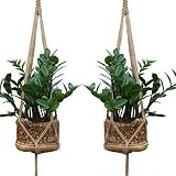 Homeland 花ポットハンガー 鉢植え用 バスケット DIY綿ロープ 植木鉢　ガーデンポット　廊下飾り