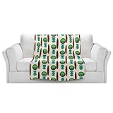 ブランケットウルトラソフトFuzzy 4サイズ！DIANOCHEデザインからby Nika Martinez Mid CenturyモダンターコイズホームDecor Unique Designer芸術