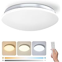 LEDシーリングライト 8畳 30W 天井 照明器具 リモコン付き 6畳～8畳 しーりんぐらいと 電気 蛍光灯 壁掛けホルダー付属 電球色 昼光色 昼白色 (調光調色タイプ) Antree