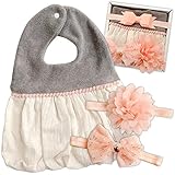 Amore mare(アモーレマーレ）ベビー スタイ 女の子 出産祝い ギフト プレゼント お誕生日 お食い初め お宮参り ラッピング済 ピンク