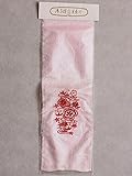 七五三用小物　正絹刺繍柄の半衿　ピンク色の子供用半衿　A5192-07