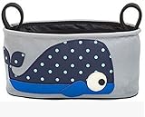 【wbss】ベビーカー用車肩掛け収納バッグ (クジラ)