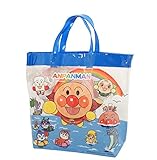 アンパンマン プールバッグ 赤ちゃん ベビー 子供 キャラクター ビニール バッグ ブルー F