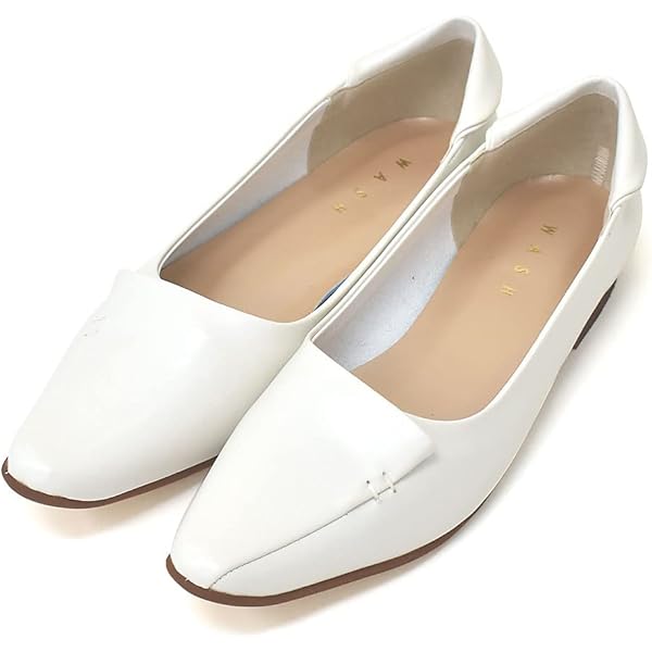Amazon | [銀座ワシントン] WASHINGTON ポインテッドフラットパンプス