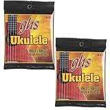 ジーエイチエス ブラックナイロン ソプラノ コンサート兼用 ウクレレ弦 セット Standard Ukulele Black Nylon GHS H-10 (1セット)