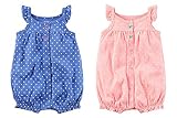 (カーターズ) Carter's ベビー女の子 スナップアップロンパース 2着セット