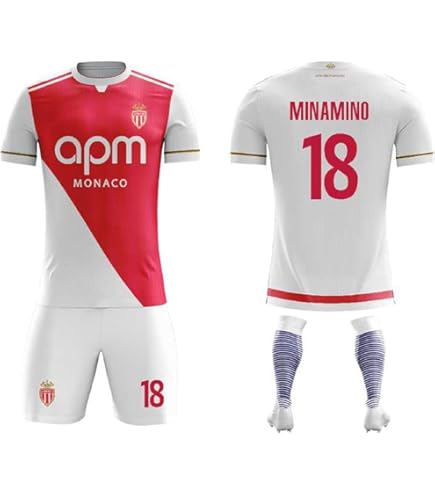 Amazon | 南野 拓実 サッカー ユニフォーム 24-25 モナコFC ホーム