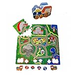 Fun Floor Railway Train Foam Puzzle Playmat With Pop Out 3D Train - Suitable from 10 Months by KATIE