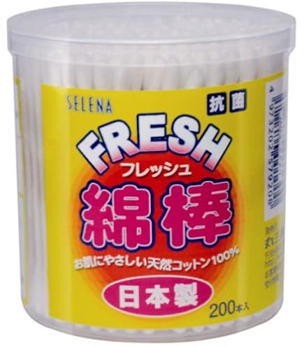 Amazon | コットンラボ クリーン綿棒 紙軸タイプ 200本入×2個パック