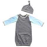 ベビー服 可愛いスーツ　長袖カバーオール パジャマ　子供服　赤ちゃん服　キッズ服　ロンパース カバーオール　ストライプ柄　青＆黒白 (80)