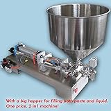 Pneumatic filling machine for paste/ high-viscosity liquid (30-500ml) [並行輸入品]