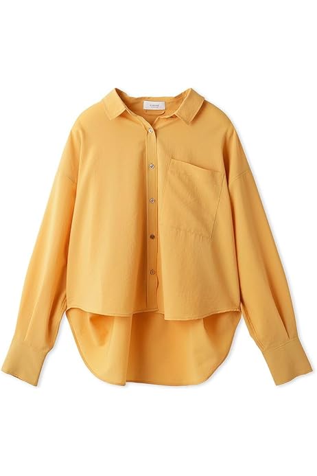 Amazon | [エミ] Atelier バックジョーゼットサテンドルマンTOPS 