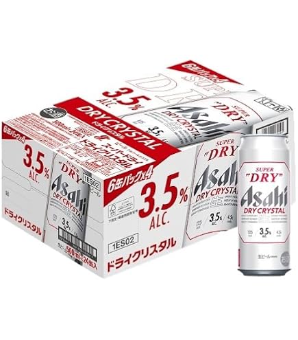 Amazon.co.jp: アサヒ スーパードライ ドライクリスタル 500ml 6缶