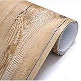 Vintage Brown Wood Panel Pattern Contact Paper Self-adhesive Peel-stick Wallpaper [並行輸入品]