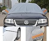 enshey All Season Weatherwear車カバーフロントガラスサンシェードカバーシールドダストプロテクターカバーIce Removalワイパーバイザープロテクター磁気withミラー雪