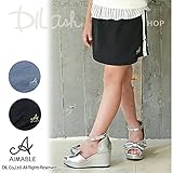 (エマーブル) AIMABLEパンツ付きタイトスカート/夏 140 ブルー