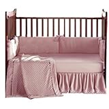Baby Doll Bedding Heavenly Soft Mini Crib/ Port-a-Crib Set, Pink by BabyDoll Bedding