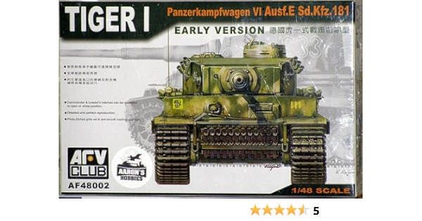 Afvクラブ 1 48 タイガーi重戦車 前期型 Fv48002 プラモデル プラモデル 通販 Amazon