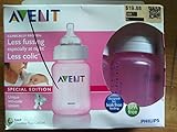 Philips AVENT 9 Ounce BPA Free Classic Polypropylene Bottles, 3-Pack, Pink　哺乳瓶　250ml　3本セット　ピンク