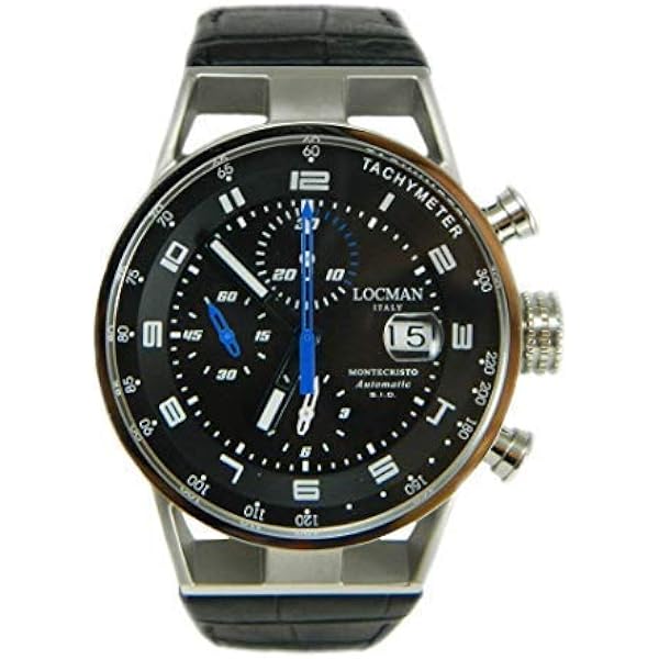 Amazon.co.jp: [ロックマン] 腕時計 MONTECRISTO Chronograph