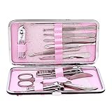 爪切りセット ギャル専用　女性用　可愛いデザイン ネイルケア12点セット グルーミング エチケット ハサミ 爪 やすり 収納箱携帯 便利グッツ 専用ケース 旅行用 贈り物